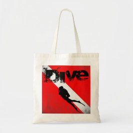 ダイビングスポーツ，アメリカダイバーダウン国旗SCUBA トートバッグ