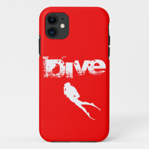ダイビングスポーツ,アメリカダイバーダウン国旗SCUBA iPhone 11 ケース
