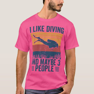 ダイビングダイバーズスおもしろいキューバダイビング Tシャツ