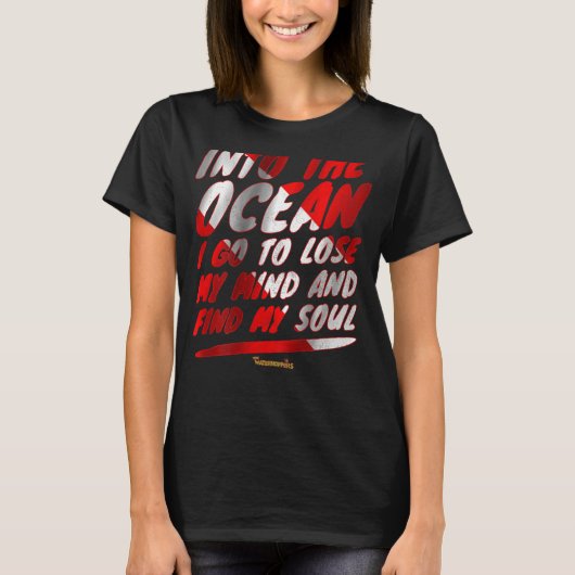 ダイビングダイバーダイバーフラッグダイバーユーモア1 Tシャツ (正面)