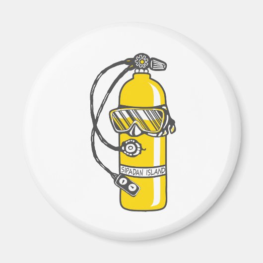 ダイビングダイビング マグネット (正面)