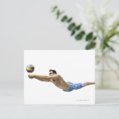ダイビングバレーボール選手 ポストカード (スタンド正面)
