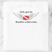 ダイビングパイロットシール 楕円形シール (バッグ)