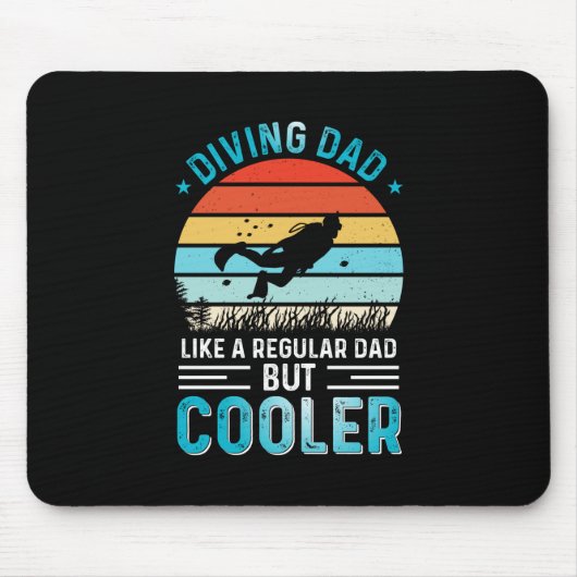 ダイビングパパ マウスパッド (正面)