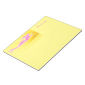 ダイビングピンクのマーメイド ノートパッド (アングル)