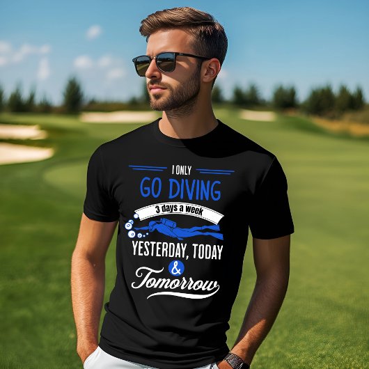 ダイビングファナティックデザイン – 週3日 Tシャツ