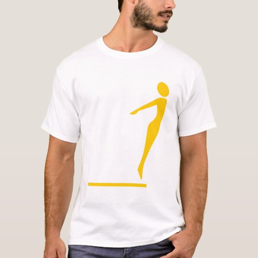 ダイビングフィギュア - アンバー Tシャツ (正面)