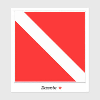 ダイビングフラッグスキューバダイバーダイバーダウン シール