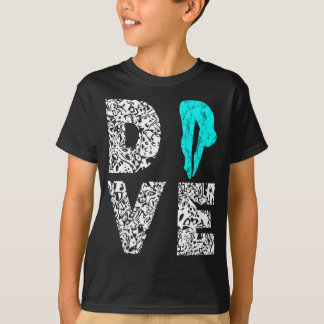 ダイビングプラットフォームダイビングボードスプリングボードダイビングダイビング Tシャツ