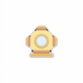 ダイビングヘルメット シール (正面)