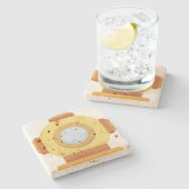 ダイビングヘルメット ストーンコースター (横)