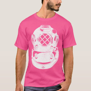 ダイビングヘルメット ディストressedアート 潜水ヘルメット tシャツ