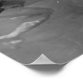 ダイビングボードの女性 ポスター (角)