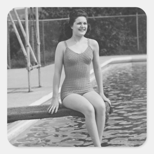 ダイビングボード スクエアシール (正面)