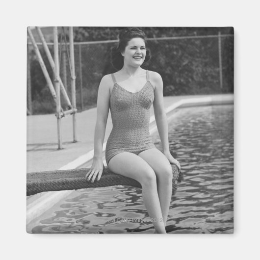 ダイビングボード マグネット (正面)