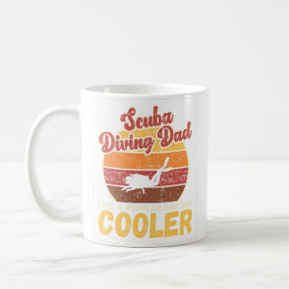 ダイビング好きなパパのためのおもしろいダイビンググッズ コーヒーマグカップ