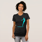 ダイビング姿 – シアン Tシャツ (正面フル)