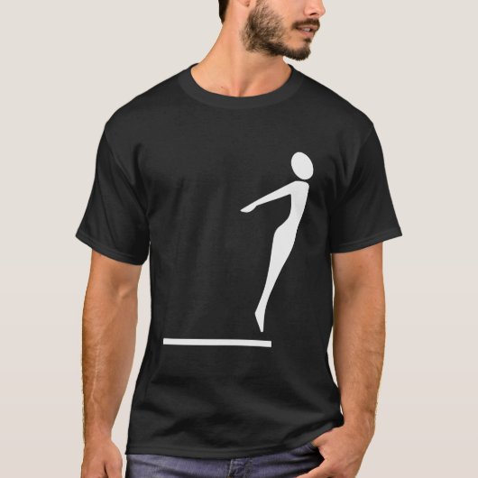 ダイビング姿 – ホワイト Tシャツ (正面)