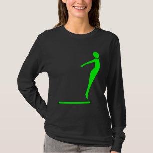 ダイビング姿 – 緑 Tシャツ