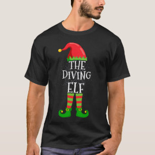 ダイビング小妖精や小人ファミリーマッチングクリスマスグルーおもしろいプ Tシャツ