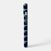 ダイビング旗サメ柄 iPhone 15ケース (左側面)