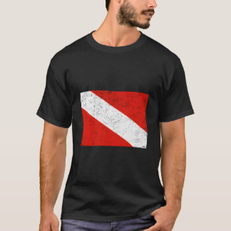 ダイビング旗 スキューバダイビング Tシャツ