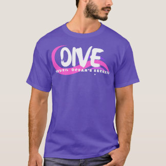 ダイビング海の秘密を明らかにするスキューバダイビングスキューバ Tシャツ