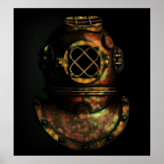 ダイビング深い ポスター (正面)