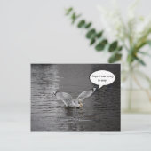 ダイビング深い ポストカード (スタンド正面)