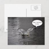 ダイビング深い ポストカード (正面/裏面)