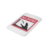 ダイビング無し(Mosasaurus) バスマット (アングル)