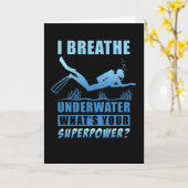 ダイビング カード (黄色い花)