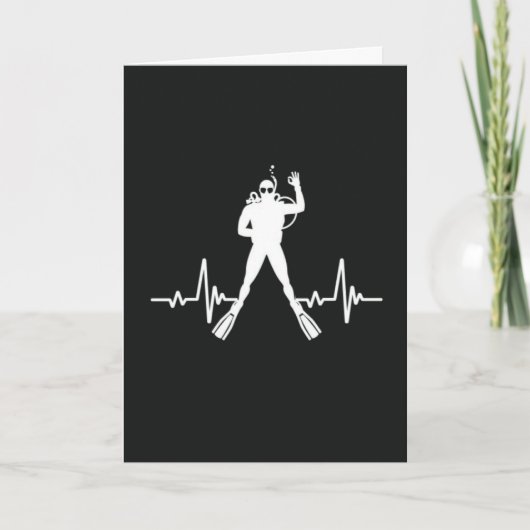 ダイビング カード ダイバー スノーケリング 水上スポーツ (正面)