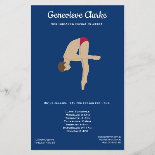 ダイビング チラシ (正面)