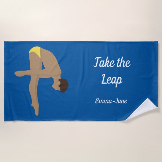 ダイビング ビーチタオル (正面)