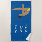 ダイビング ビーチタオル (正面)