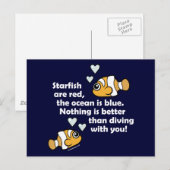 ダイビング ポストカード (正面/裏面)
