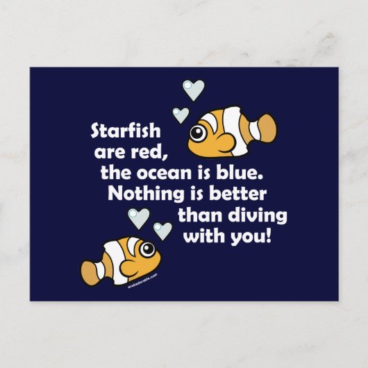 ダイビング ポストカード (正面)