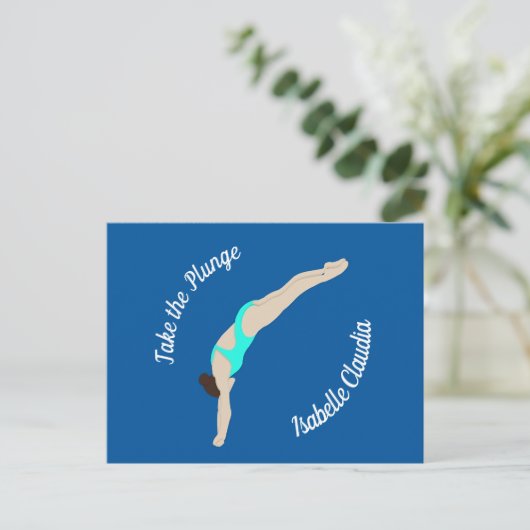 ダイビング ポストカード (スタンド正面)