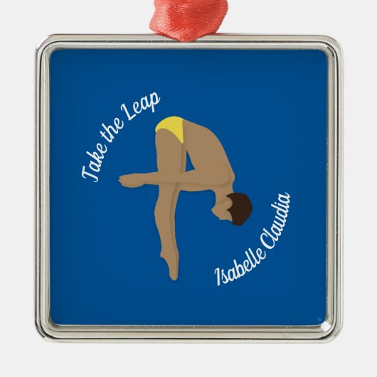 ダイビング メタルオーナメント (正面)