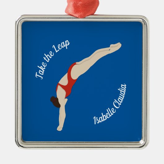 ダイビング メタルオーナメント (正面)