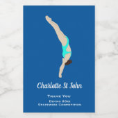 ダイビング ワインラベル (シングルラベル)