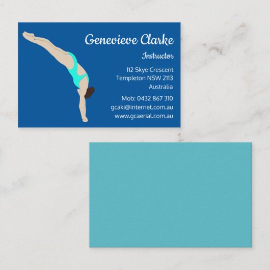 ダイビング 名刺 (正面/裏面)