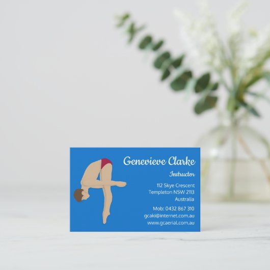 ダイビング 名刺 (スタンド正面)