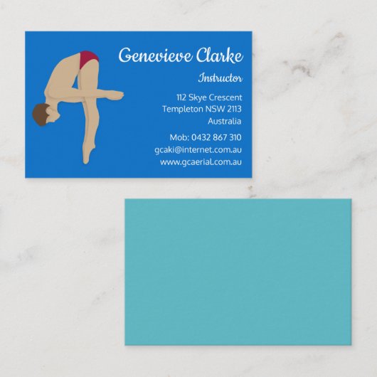 ダイビング 名刺 (正面/裏面)