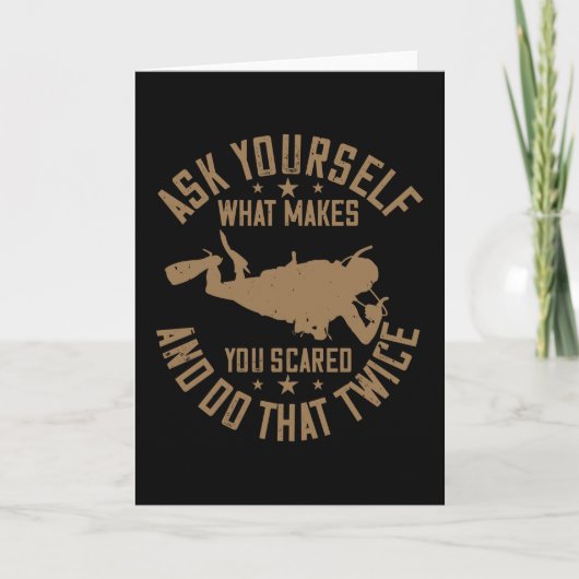 ダイビング - 恐怖と繰り返し カード (正面)