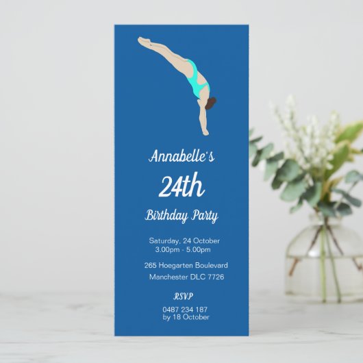 ダイビング 招待状 (スタンド正面)