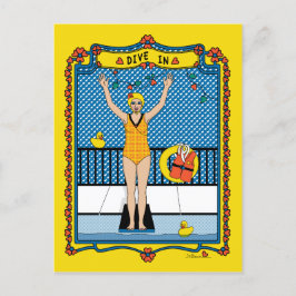 ダイビングIn_B_ポストカード ポストカード