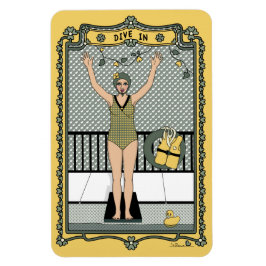 ダイビングIn_C_4x6冷蔵庫磁石 マグネット