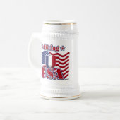 ダイビングUSA ビールジョッキ (正面左)